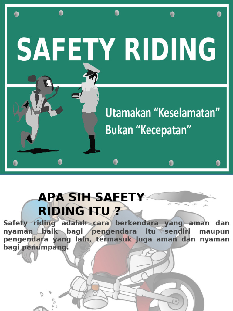 Safety Riding | PDF