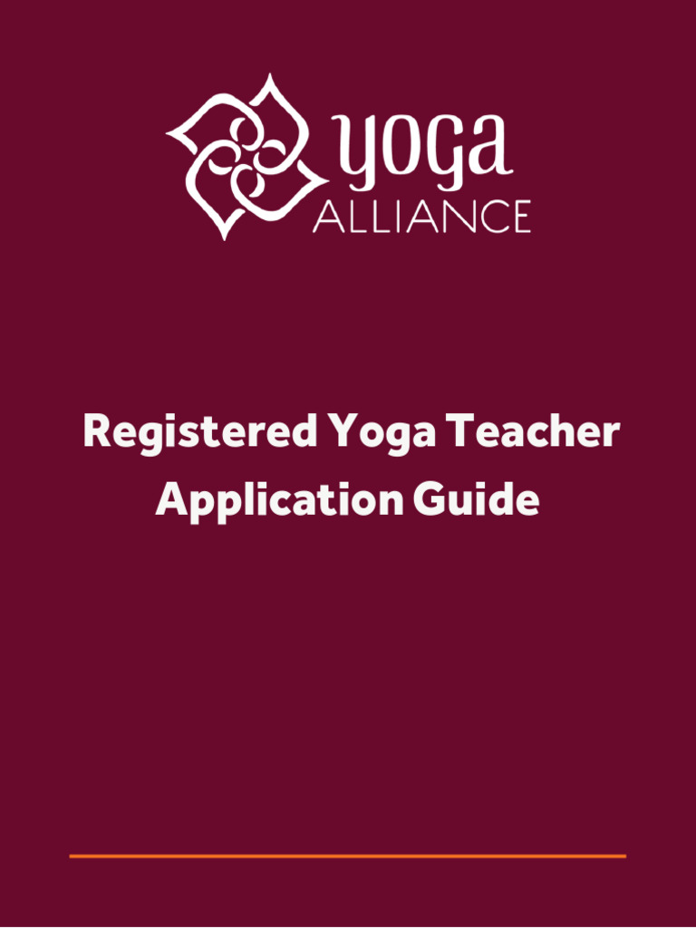 Guide To RYT Application Process | PDF