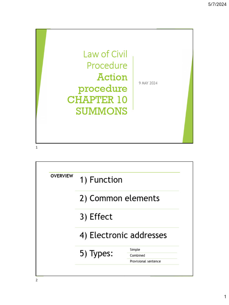 Chapter 10 Slides | PDF