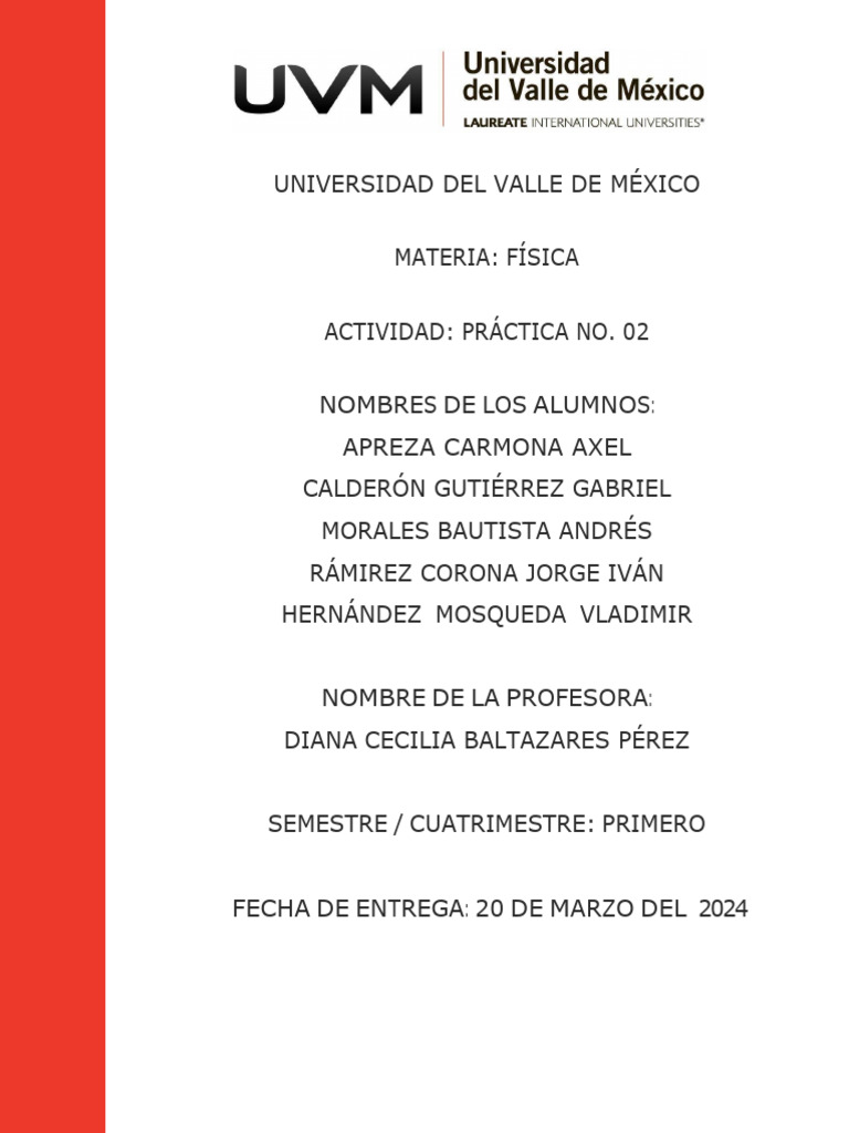 Reporte Practica No 2 | PDF