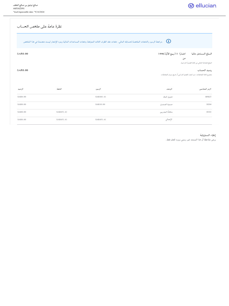 Account Summary Overview | PDF