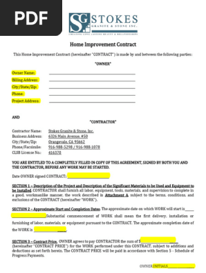 Stokes_Granite_Home_Improvement_Contract