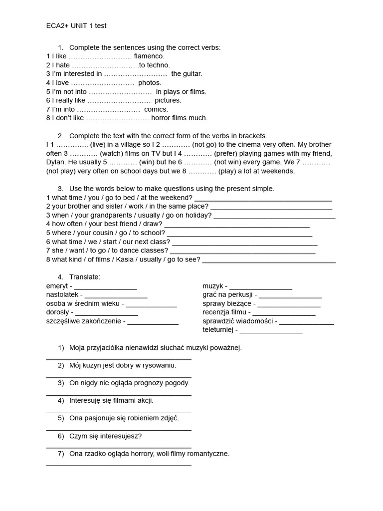 Eca2+ Unit1 | PDF