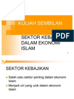 06 Sektor Kebajikan Dalam Ekonomi Islam