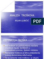 Analiza Troskova