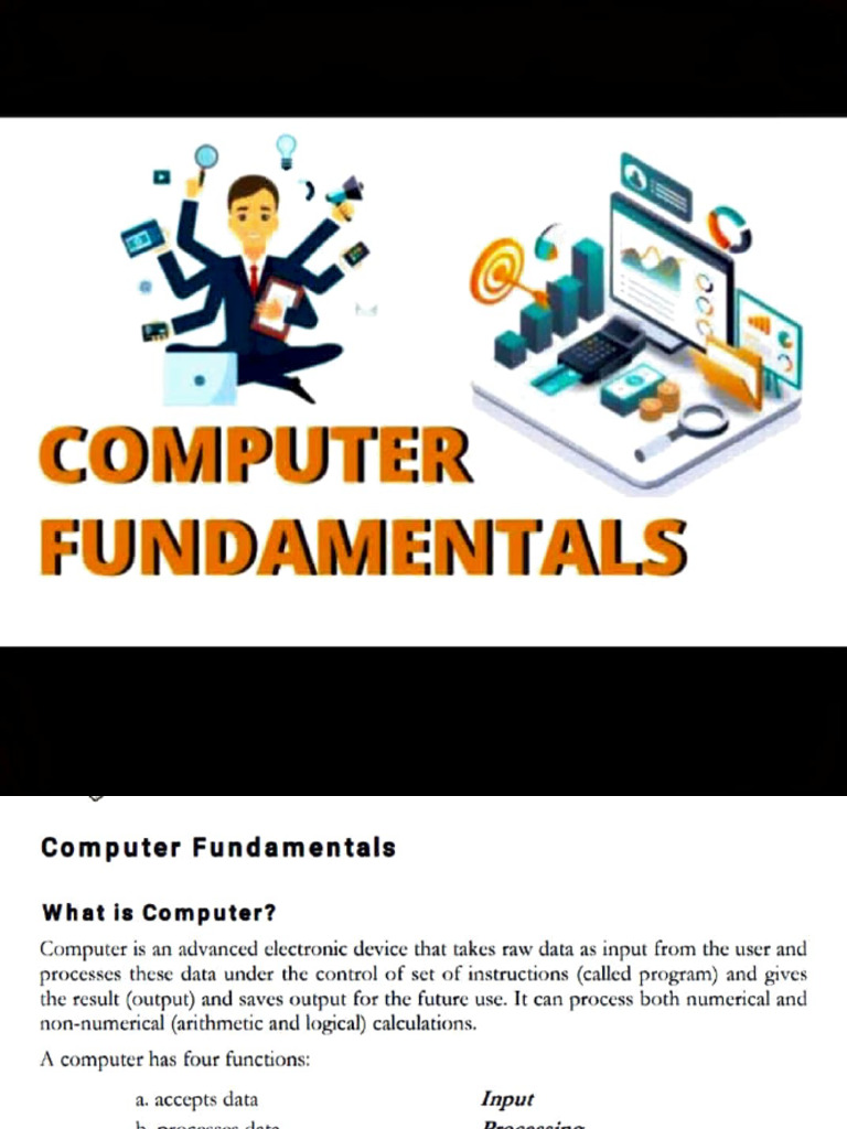 Fundamentals of Computer Basics | PDF