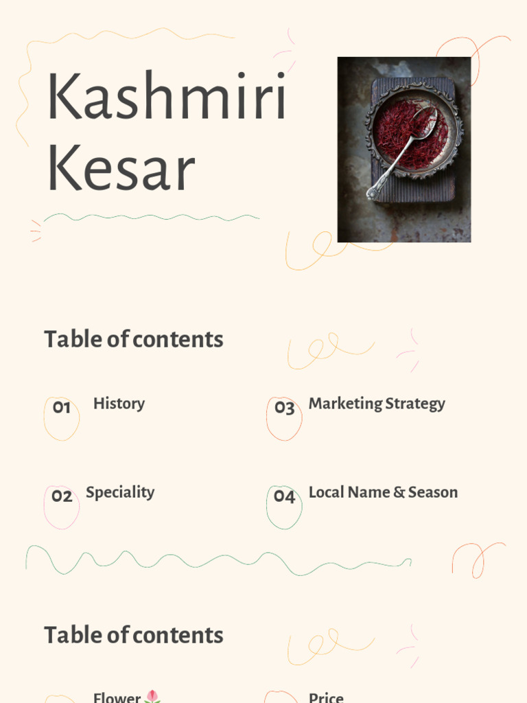 Kashmiri Kesar | PDF