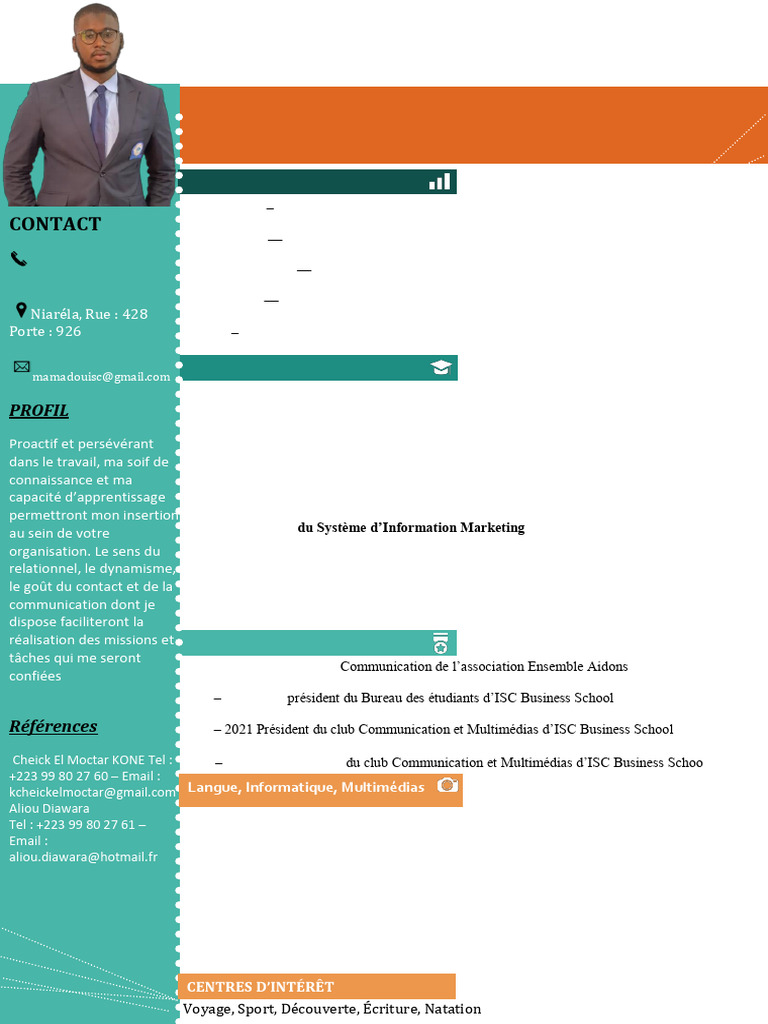 Mamadou BA - CV | PDF