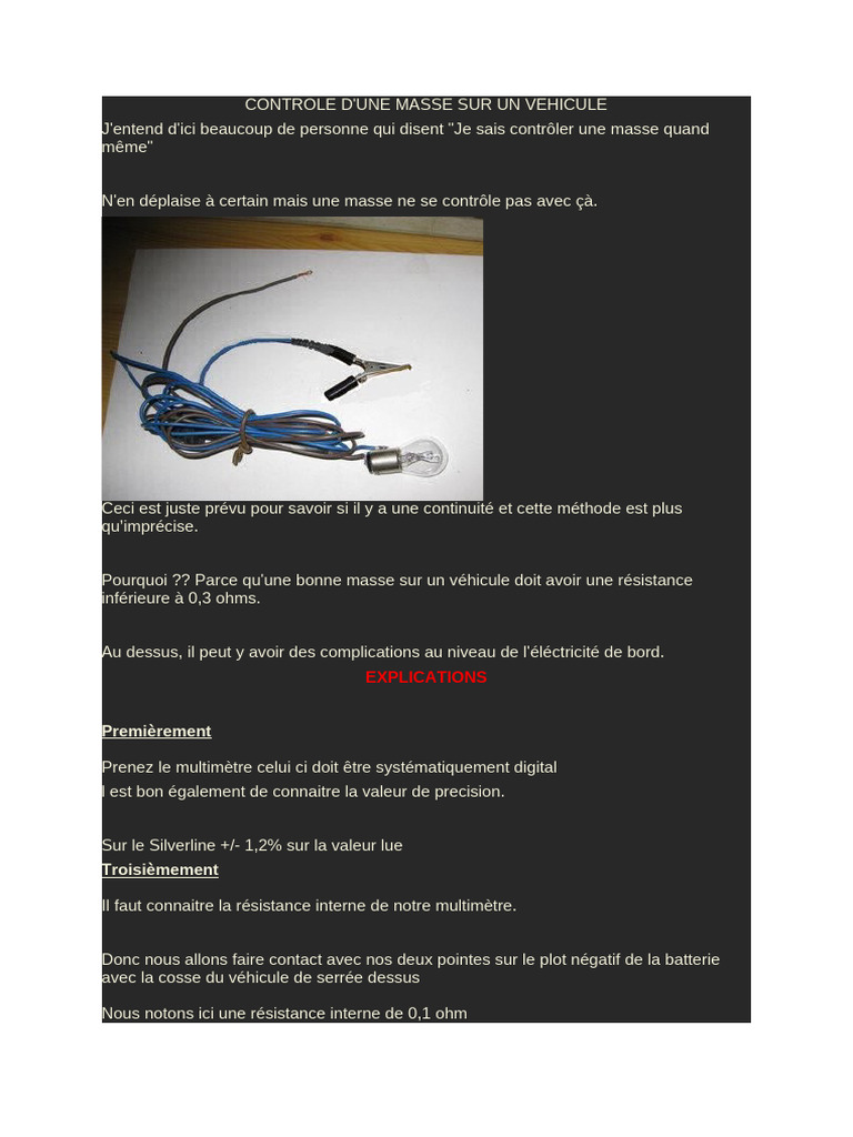 Comment Trouver Une Masse Sur Une Voiture — free download