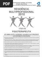 Prova Fisioterapeuta