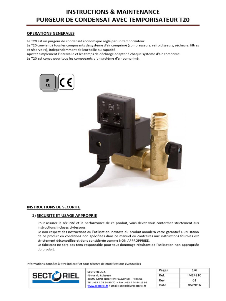 Électrovanne R.G.S LTD EP000/d/TB - Neuve (boîte Ouverte), Origine UK