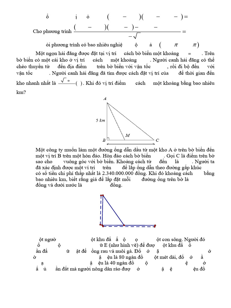 Ôn Thi HSG - Đề 1 | PDF