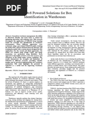 YOLOv8 Powered Solutions for Box Identification in Warehouses