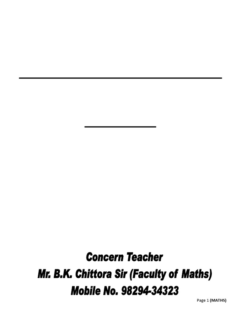 XII Maths PRACTICAL 2024 25 | PDF