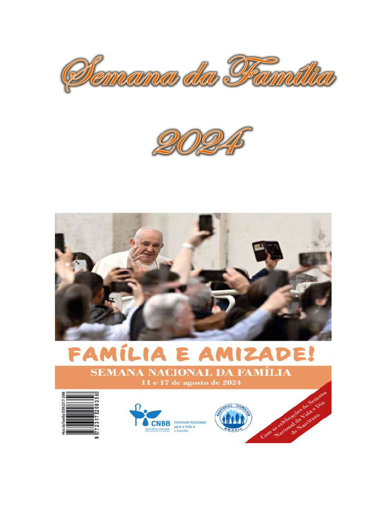 Semana Da Família 2024 | PDF