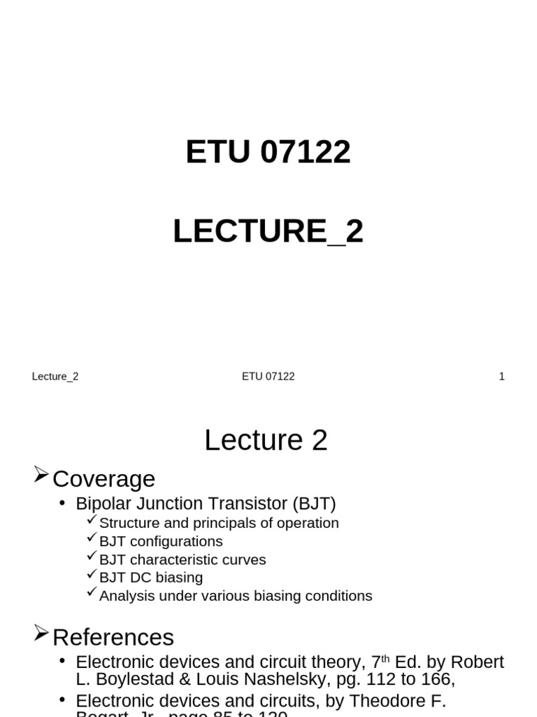 Lecture 2 | PDF