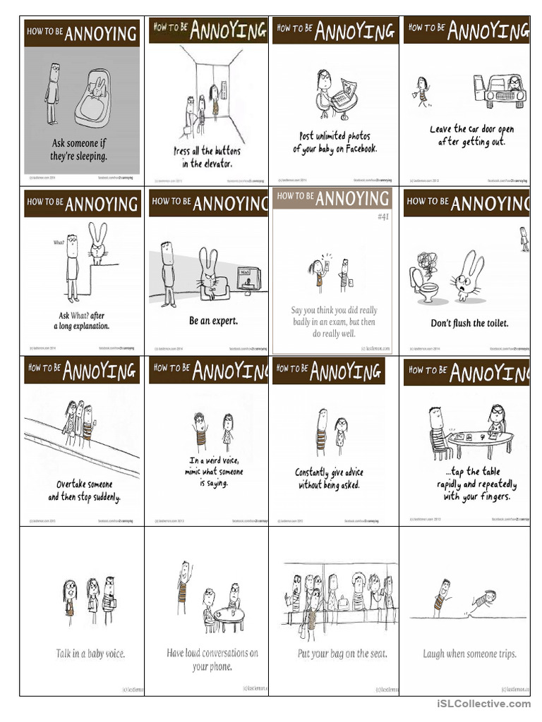 How To Be Annoying PDF