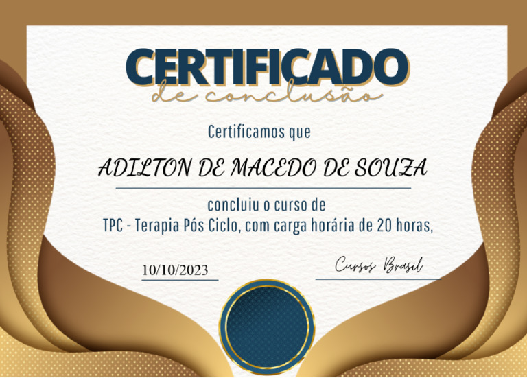 Certificado TPC | PDF