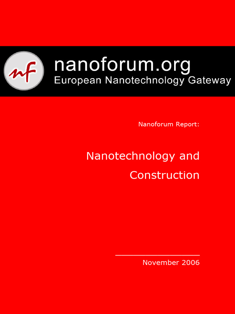 Nanotechnology in Construction Report | PDF | Carbon Nanotube ...