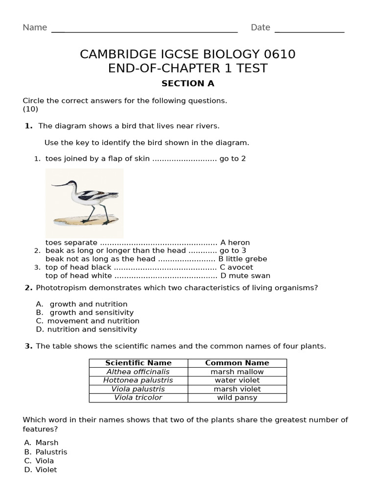Chapter 1 Biology0610 Pdf
