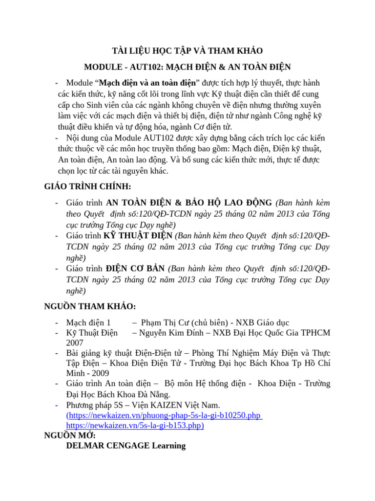 Aut102 - TLTK | PDF