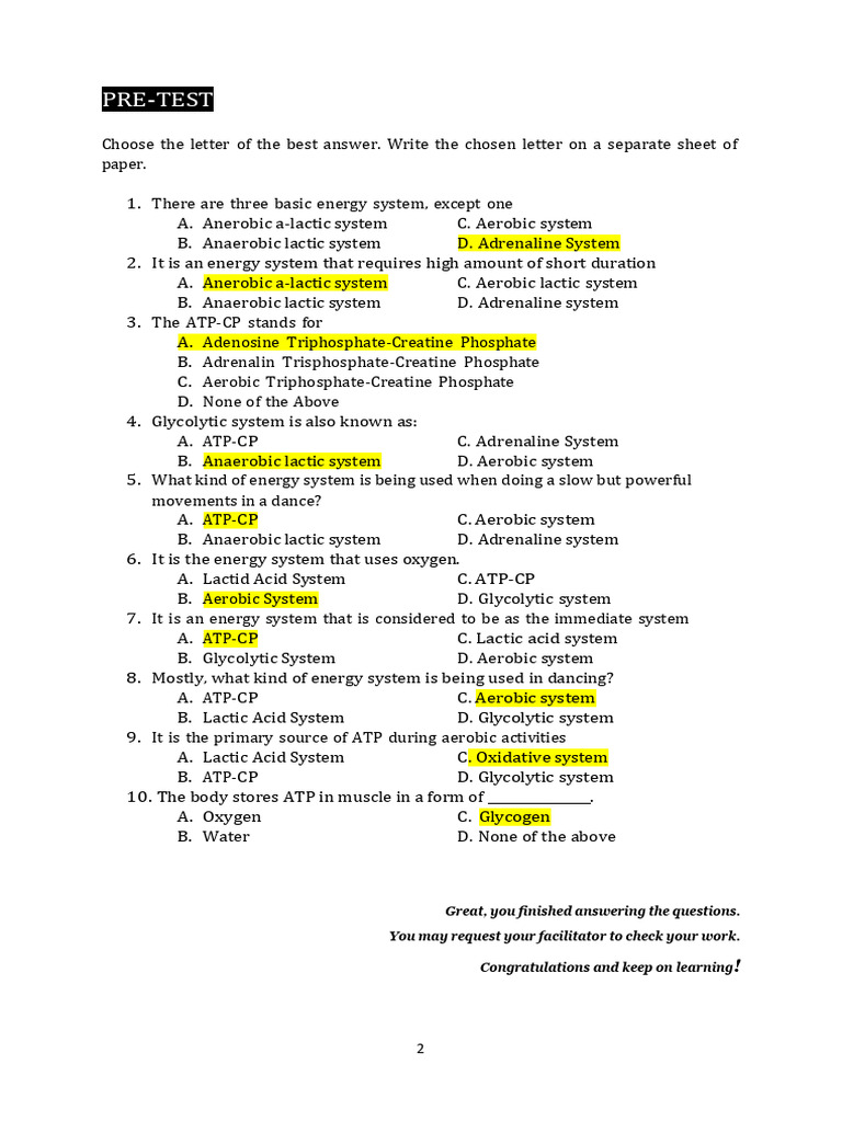 Pe Assesments | PDF