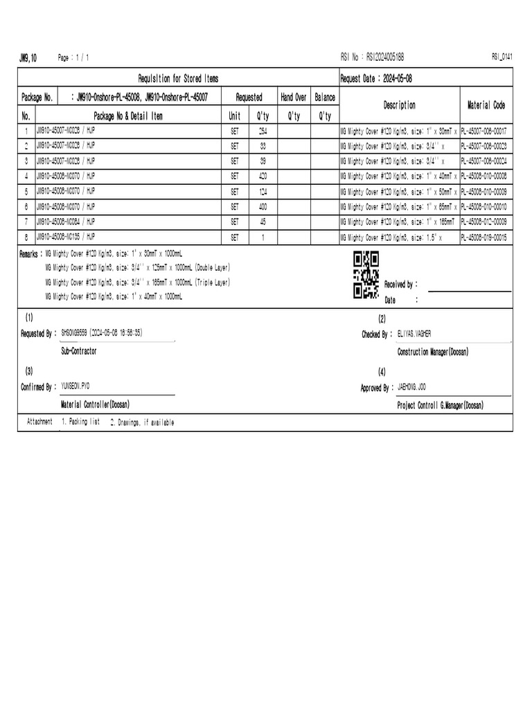Rsi 0141 material insulation for sampling system pdf