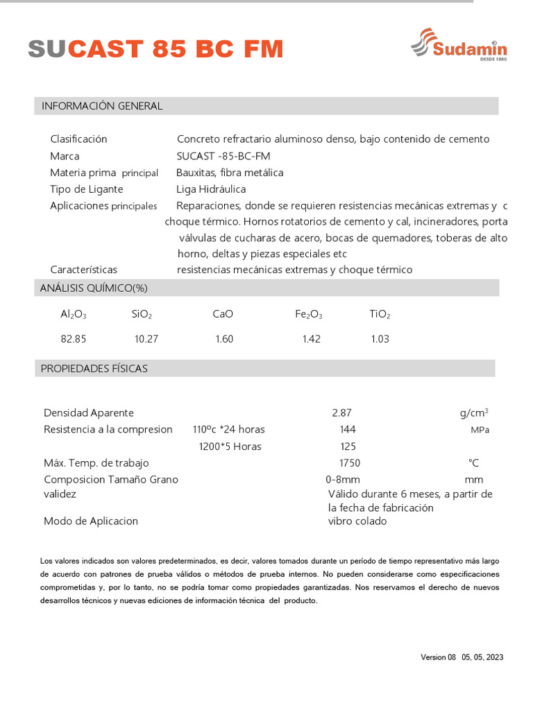 FDT Sucast 85 BC FM | PDF