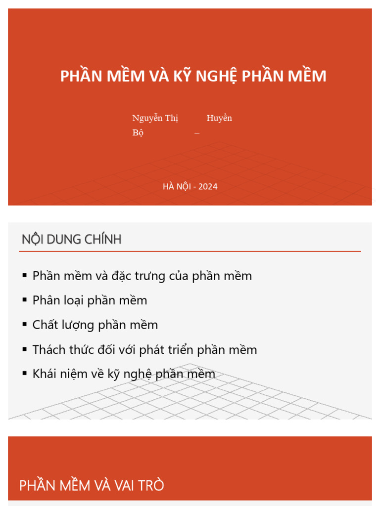 Lecture01 - Phan Mem Va Ky Nghe Phan Mem | PDF