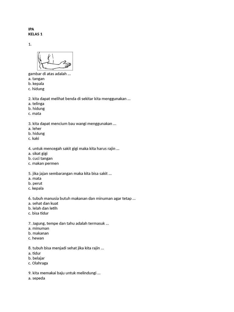 Ipa Kelas 1 Pdf