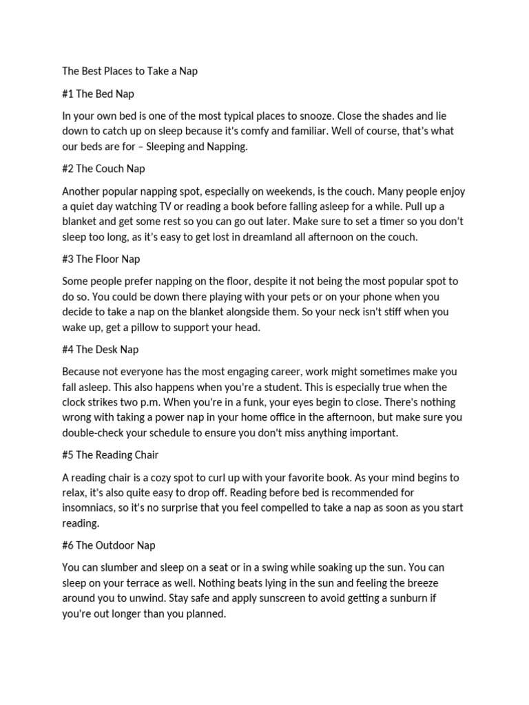 the-best-places-to-take-a-nap-pdf