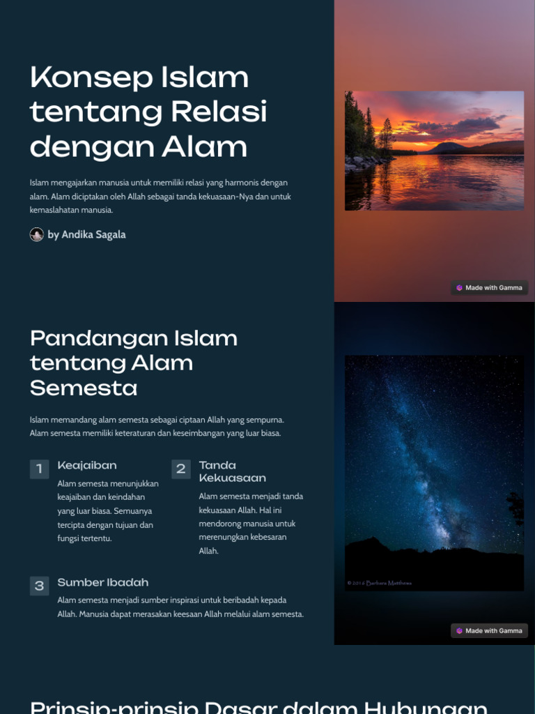Relasi Manusia dan Alam dalam Islam | PDF