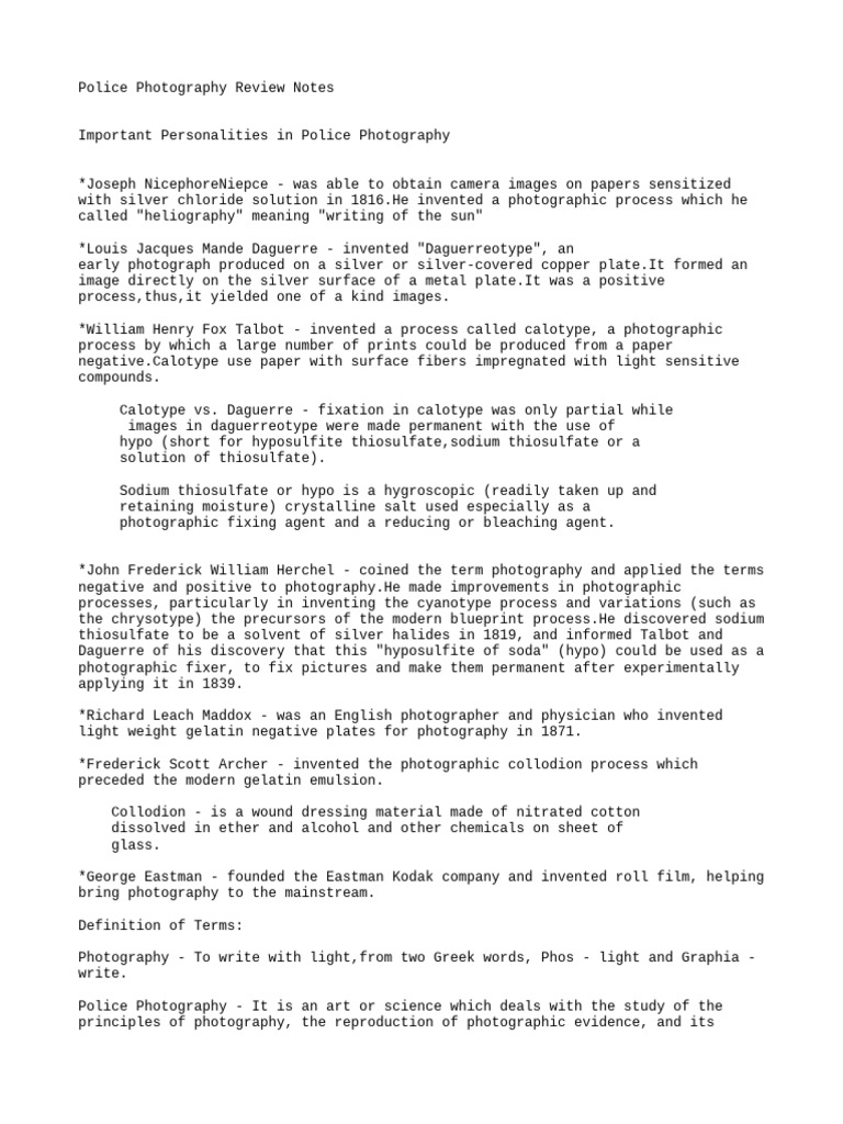 Police Photography 2 | PDF