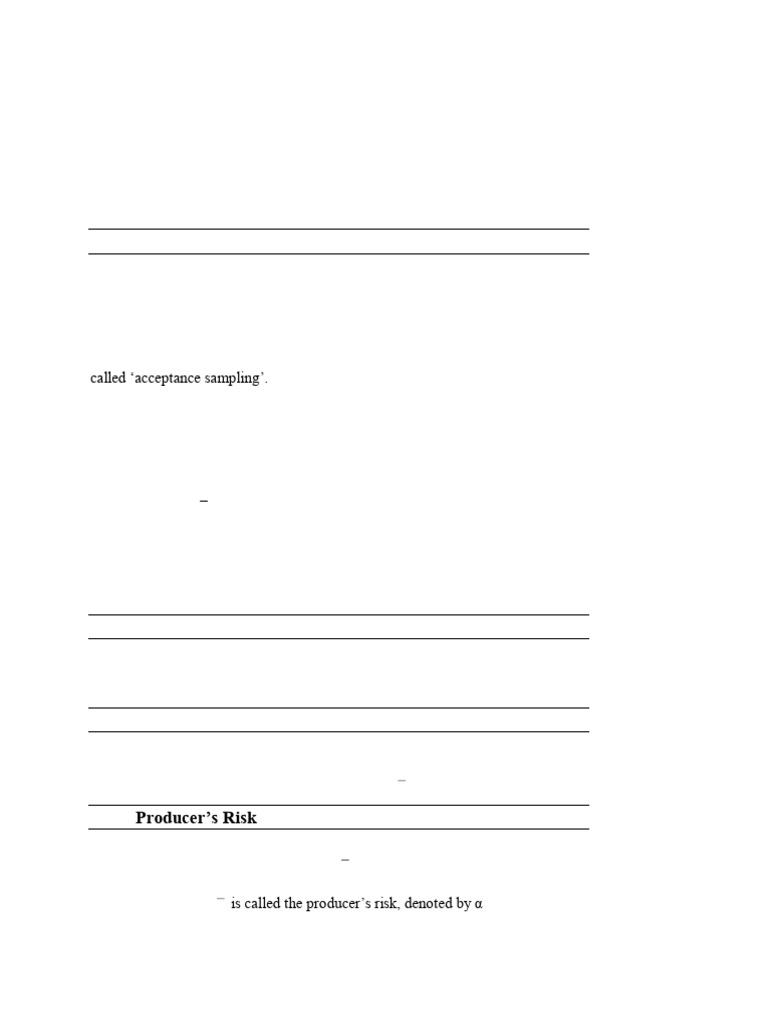 Sampling Inspection | PDF