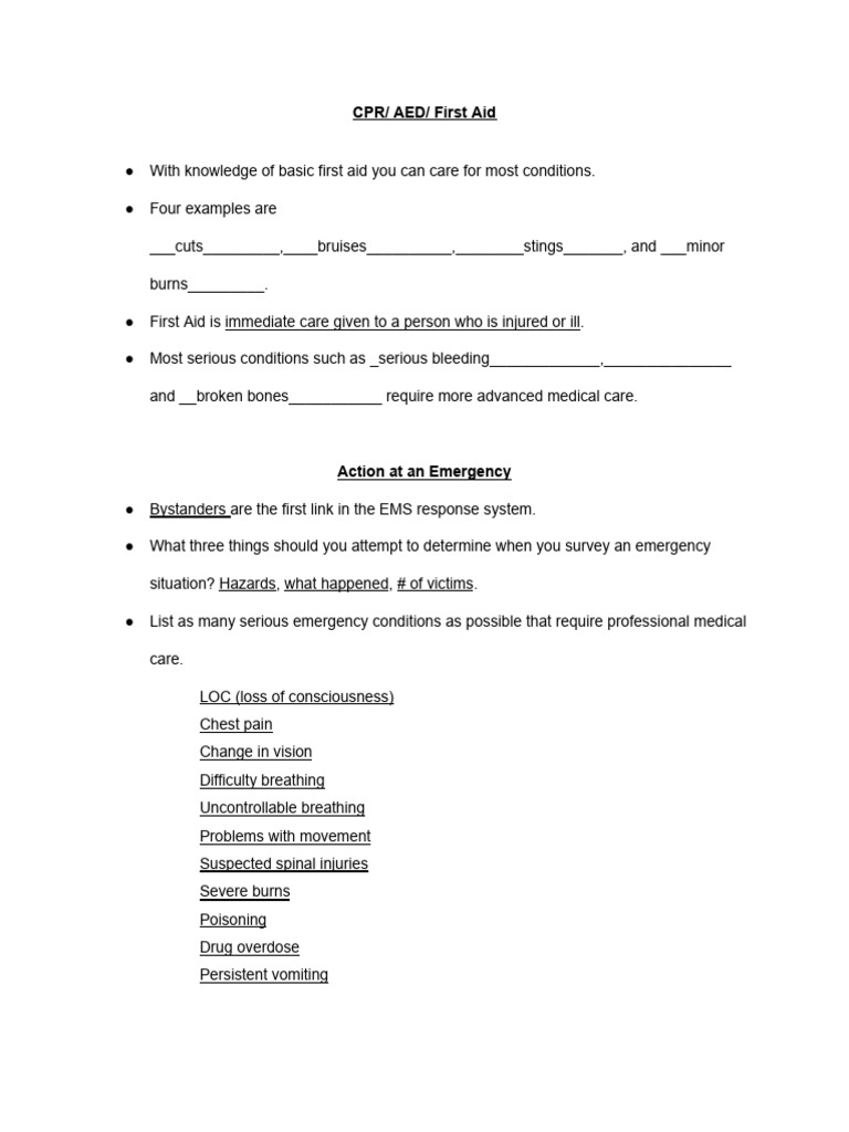Copy of Copy of CPR - First Aid Type | PDF | Cardiopulmonary ...