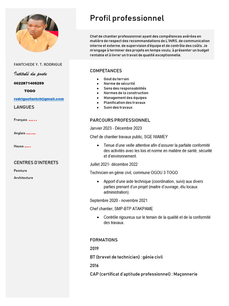 CV PDF | PDF