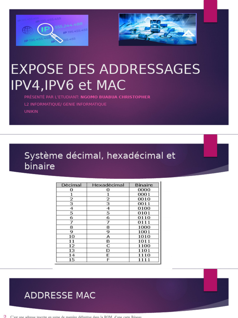Différences entre IPv4 et IPv6 | PDF | Adresse IP | I Pv6