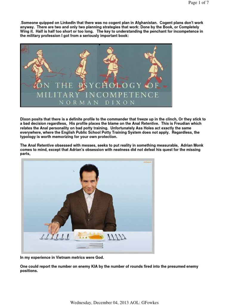 On The Psychology of Incompetence Again | PDF | Military