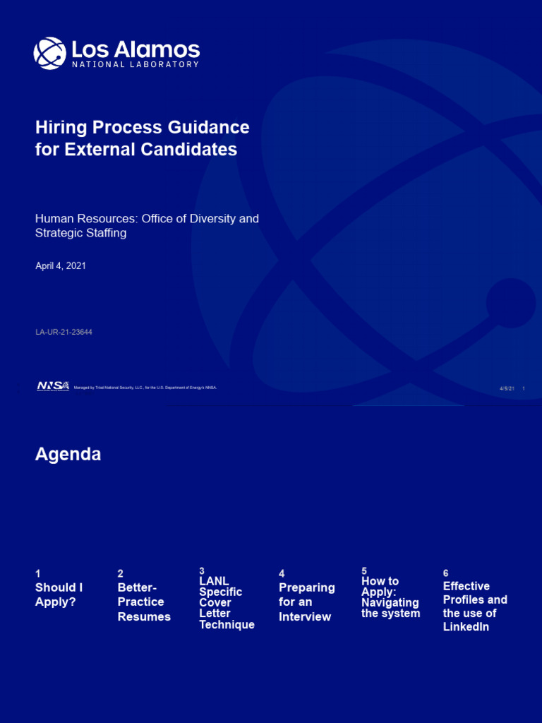 Hiring Process Guidance External Candidates 4.6.2021b | PDF