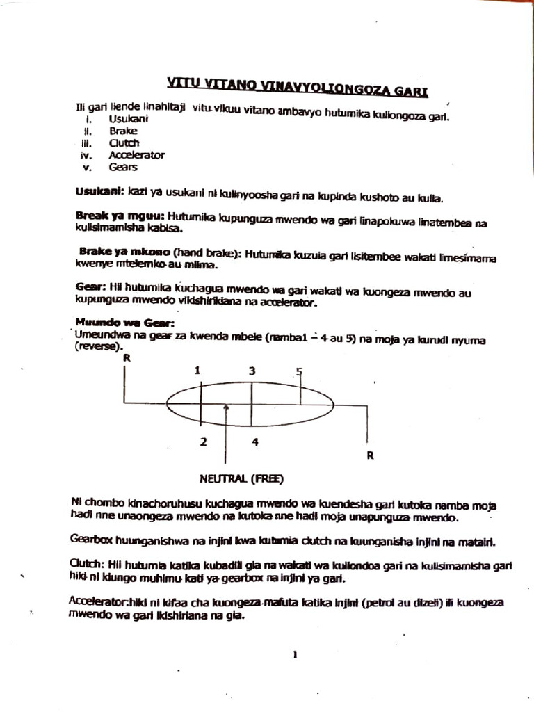 Driving School | PDF