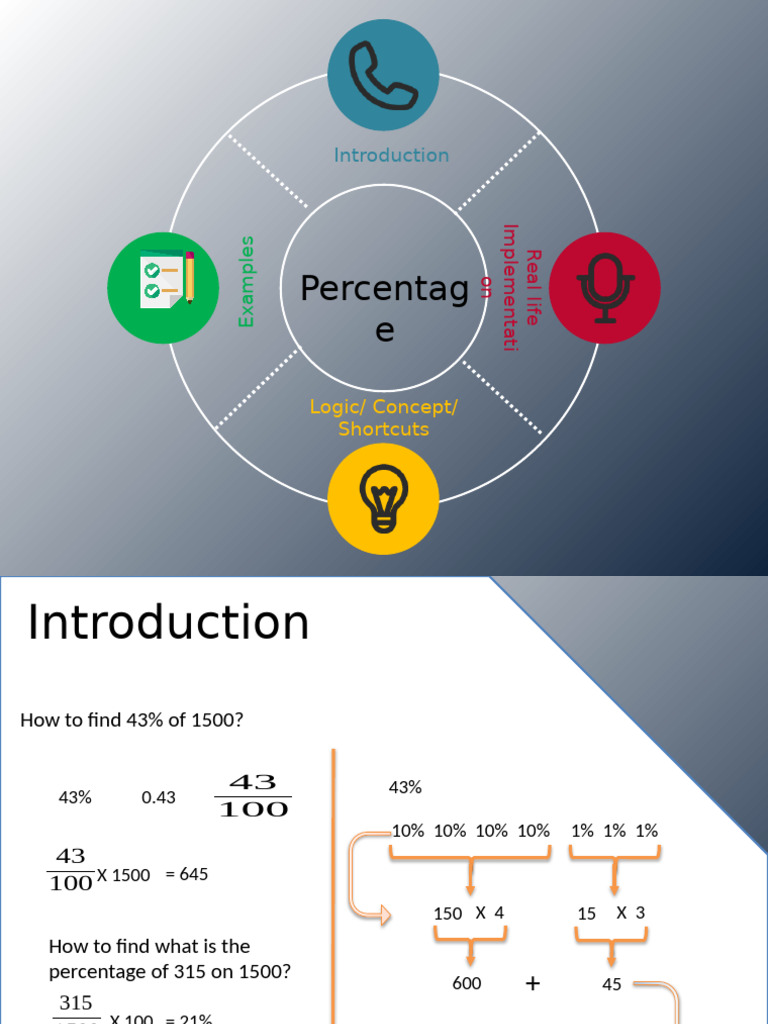 Percentages | PDF