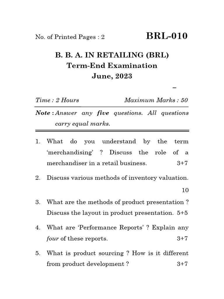 BRL 010 | PDF