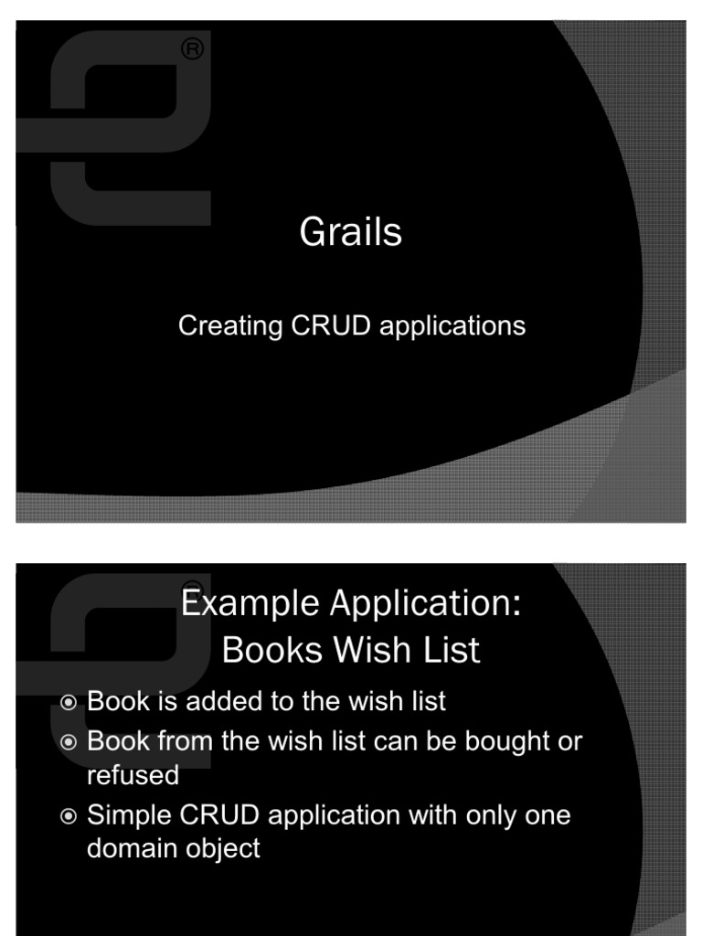 Grails - CRUD | PDF | Business