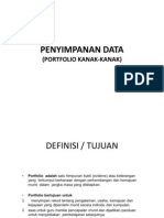 Penyimpanan Data Portfolio