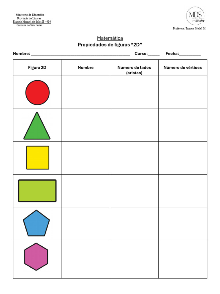 Figuras 2D CLASE 1 Matemática | PDF