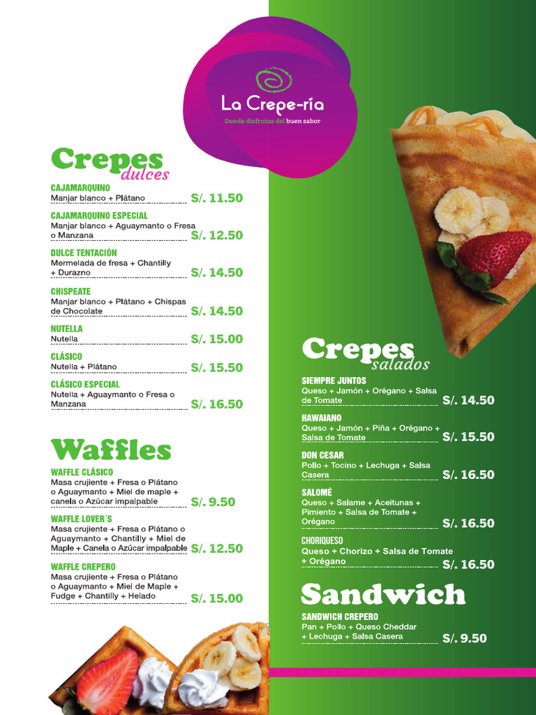 La Crepería 1 | PDF