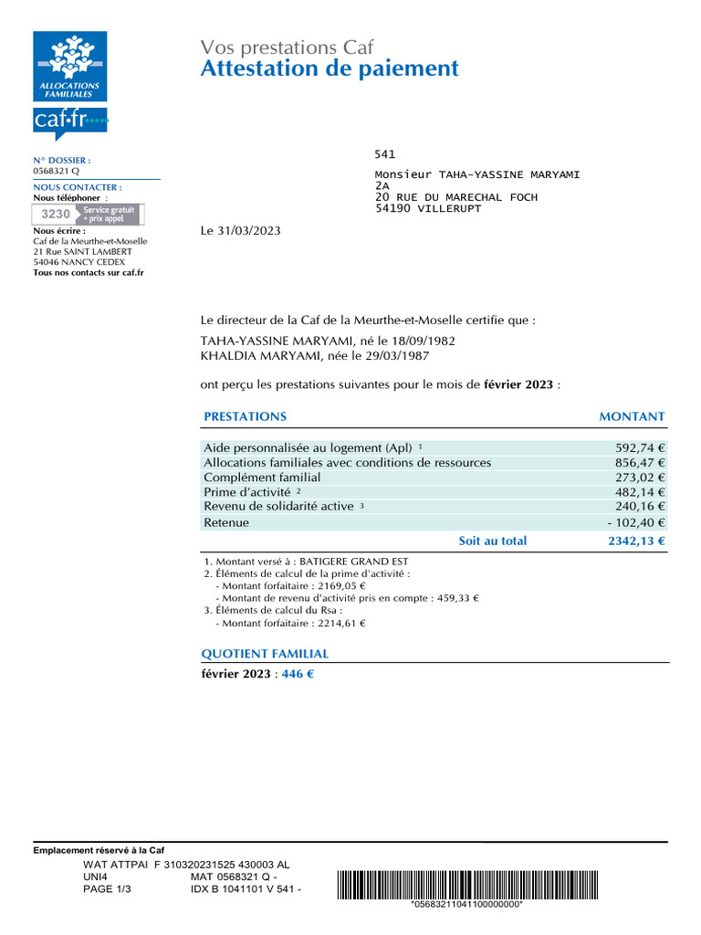 attestation-de-paiement-vos-prestations-caf-pdf