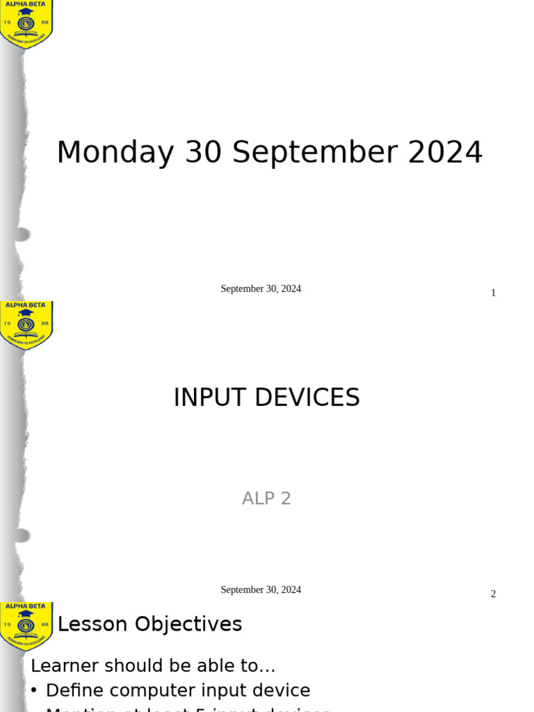 ALP 2 Term 1 2024 Week 2 - Notes | PDF