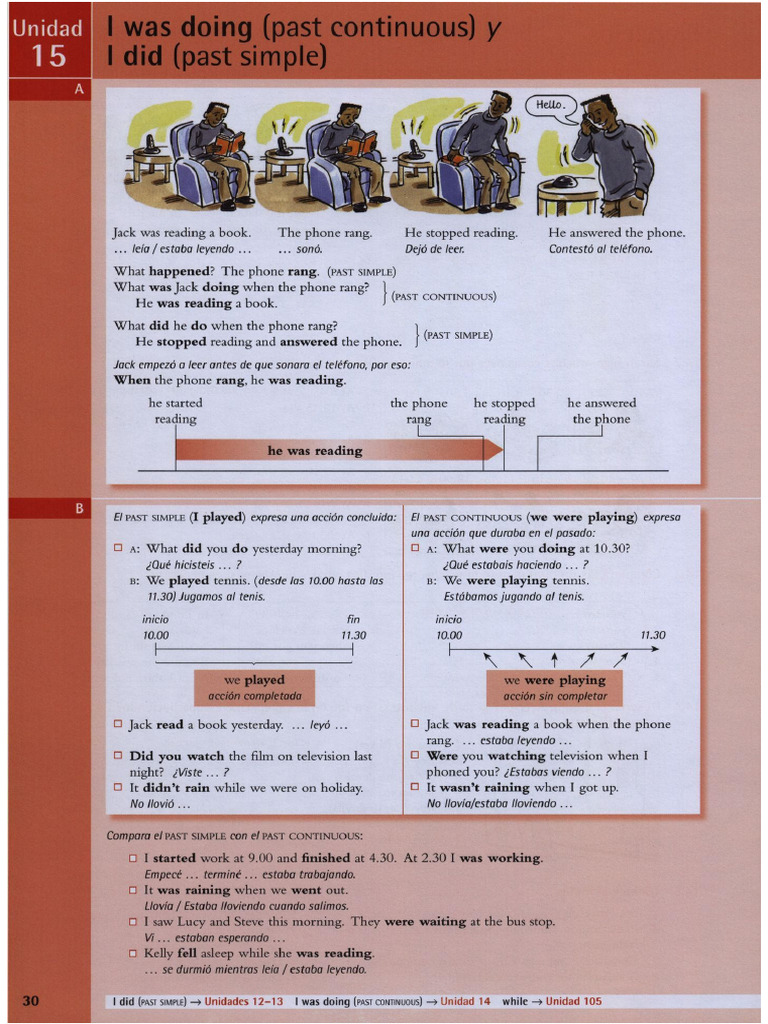 Past Tense and Past Continuous | PDF