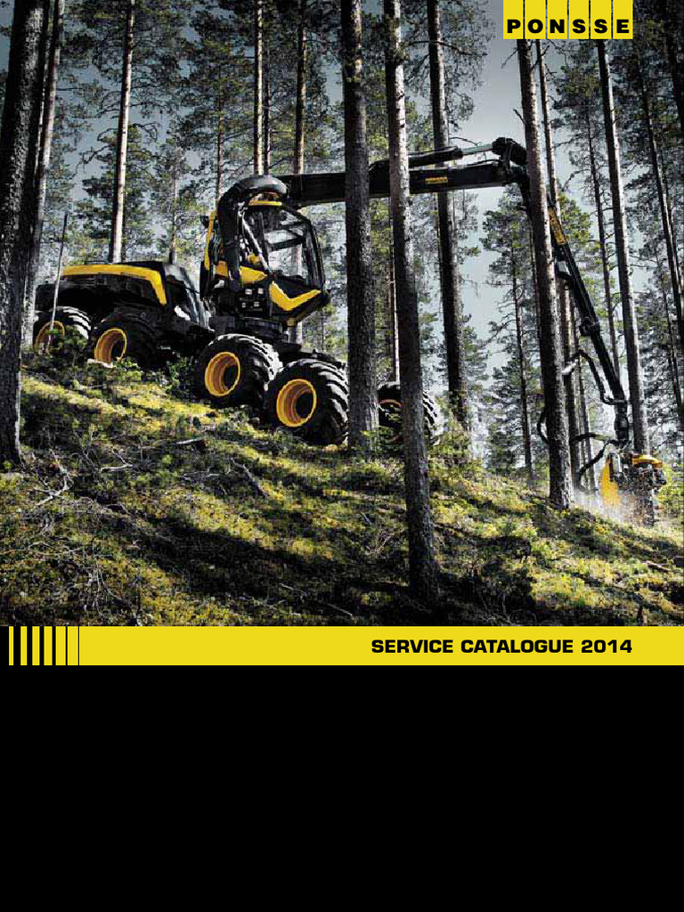 Ponsse Service Catalog 2014 | PDF
